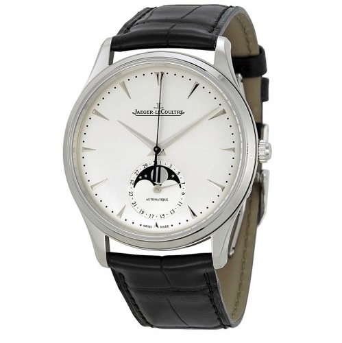 JAEGER LECOULTRE Master Silver Dial Leather Men's Watch Item No. Q1368420, only $6,425.00, free shipping after using coupon code