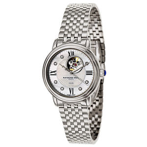 RAYMOND WEIL 蕾蒙威 MAESTRO 大師系列 2627-ST-00994 女款機械腕錶，僅售$649.00