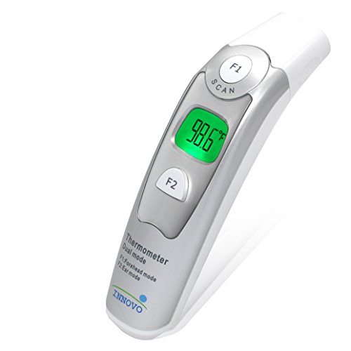 Innovo Medical Forehead and Ear Thermometer - Improved Accuracy with Updated In-House Clinical Data and Proprietary Software Upgrade - CE and FDA Approved, only $32.99