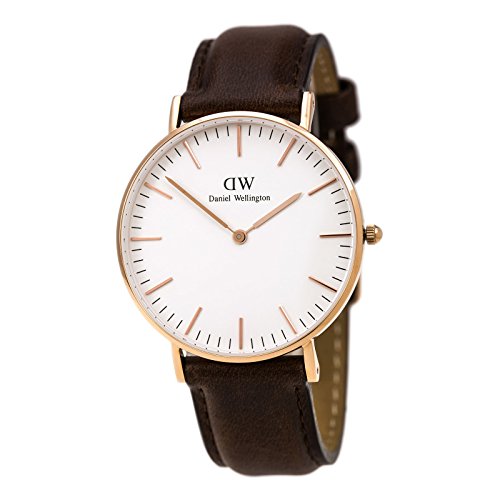 Daniel Wellington Women's 0511DW Classic Bristol Analog Display Quartz Brown Watch, only$71.48, free shipping