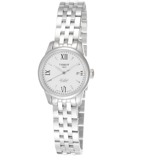 Tissot天梭  Le Locle力洛克系列T41118333 女士不鏽鋼自動機械手錶，原價$575.00，現僅售$395.84，免運費