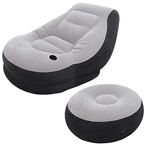 Intex Inflatable Ultra Lounge with Ottoman, only $12.59