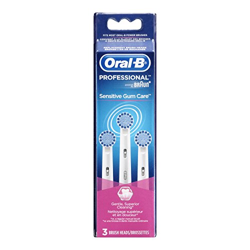 Oral-B敏感型电动牙刷替换头，3支装，原价$19.99，现点击coupon后仅售$12.19，免运费