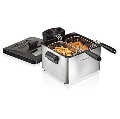 Hamilton Beach 35036 Professional-Style Deep Fryer, Silver, only $54.99, free shipping after clipping coupon 