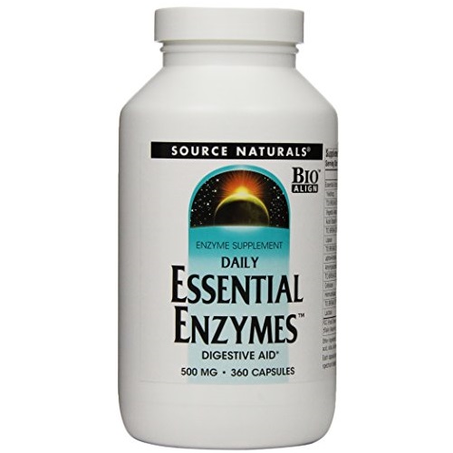 Source Naturals Daily Essential Enzymes, 500mg, 360 Capsules, only  $21.78, free shipping after using SS