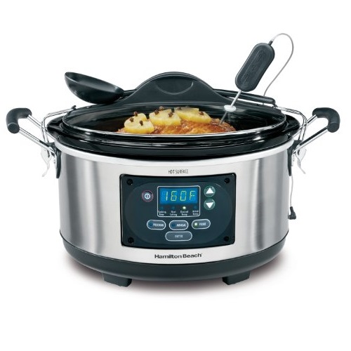 Hamilton Beach 33967A Set 'n Forget Programmable Slow Cooker, 6-Quart, only $30.64