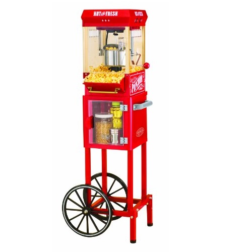Nostalgia Electrics KPM200CART 48-Inch Vintage Collection Popcorn Cart, only $69.99, free shipping