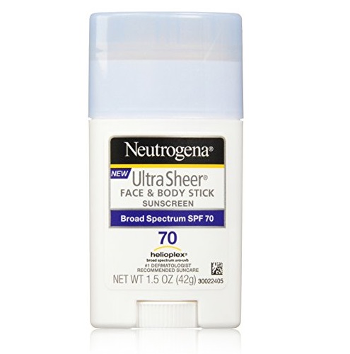 Neutrogena Sunscreen Ultra Sheer Stick SPF 70, 1.5 Ounce, only $5.39, free shipping after using SS