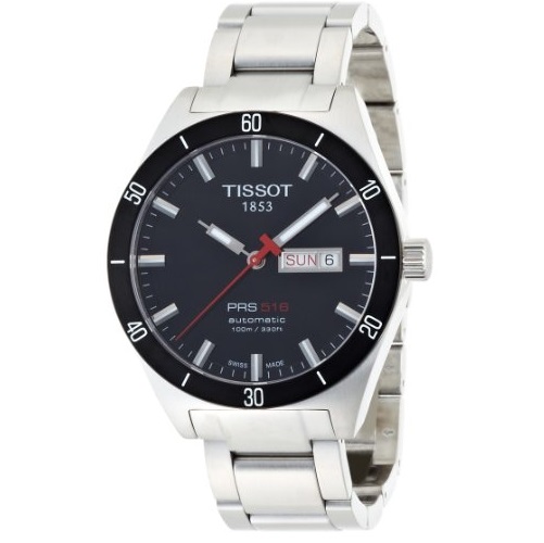Tissot Men's T0444302105100 PRS 516 Stainless Steel Watch, only $396.00 , free shipping