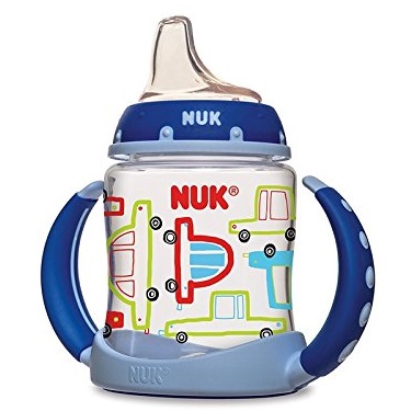 史低價！NUK Cars Learner Cup 男寶寶學飲杯，每個5oz容量，2隻裝，現僅售$8.14