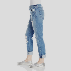 7 For All Mankind Women's Relaxed Skinny with Shredding Jean $60.54, FREE shipping