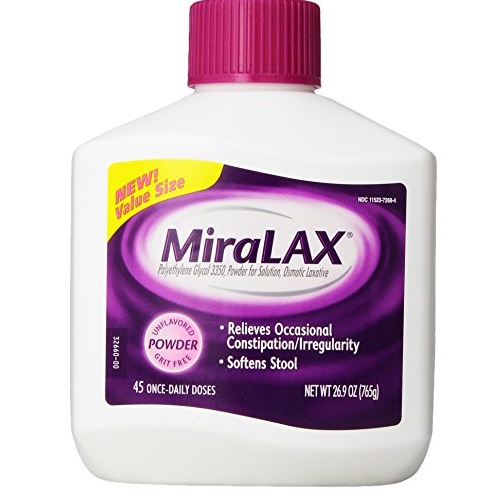 通便良药！超赞！MiraLAX laxative powder, 45个剂量！原价$30.99，现仅售$23.99