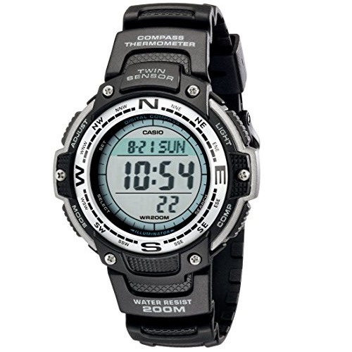 Casio Men's SGW100-1V Resin Compass Watch, only $24.39