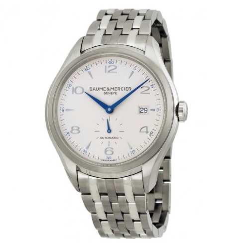 Baume and Mercier Clifton Silver Dial Stainless Steel Automatic Men's Watch 10099, only $1,199.00, free shipping