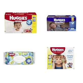 Amazon Mom会员独享！额外50%折扣！Amazon精选 Huggies婴儿纸尿裤及婴儿湿纸巾产品大促销！