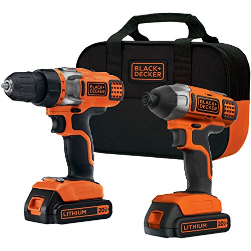 Black & Decker BDCD220IA 20-Volt MAX Lithium-Ion Drill/Driver and Impact Driver with 2 Batteries, only $85.91, free shipping after automatic discount at checkout