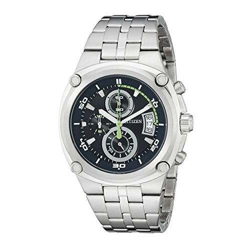 史低價！Citizen 西鐵城AN3450-84L 男款石英時尚腕錶，現使用折扣碼后僅售$111.99，免運費。