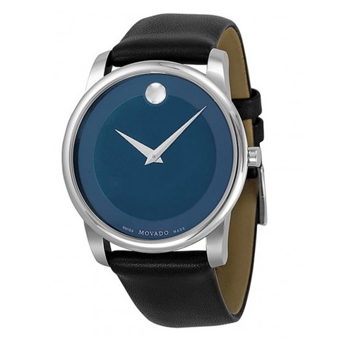 MOVADO Museum Blue Dial Stainless Steel Men's Watch Item No. 0606610, only $229.00, free shipping after using coupon code 
