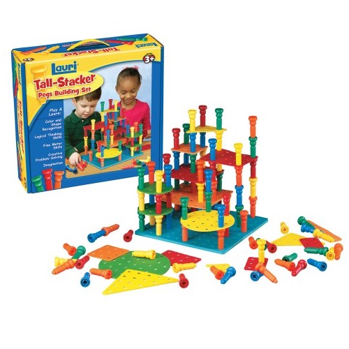 Lauri Tall-Stacker Pegs Building Set, only $21.71 afteru sing coupon code 