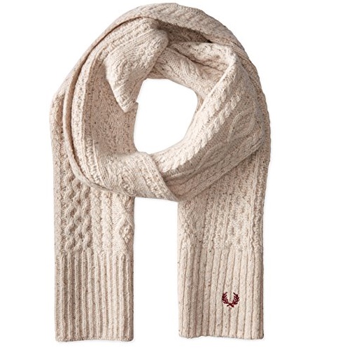 Fred Perry Men's Cable Knit Scarf, only $30.60 