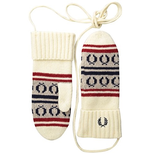 Fred Perry Men's Fairisle Knit Mittens, only $8.55