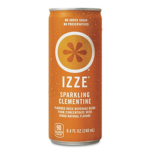 史低价！IZZE 带气泡  桔汁，8.4 oz/瓶，24瓶装，现点击coupon后仅售$11.25，免运费。黑莓汁同价