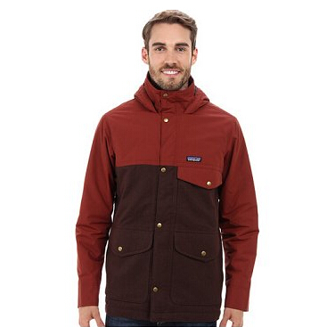 Patagonia巴塔哥尼亞Hybrid Mountain Parka男士棉大衣 紅棕色 特價僅售$99.99