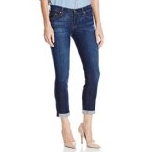 7 For All Mankind Women's Skinny Crop and Roll Jean in Nouveau New York Dark $62 FREE Shipping