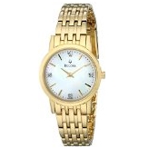 Bulova Women's 97P103 Diamond Classic Goldtone Watch $74.25 FREE Shipping