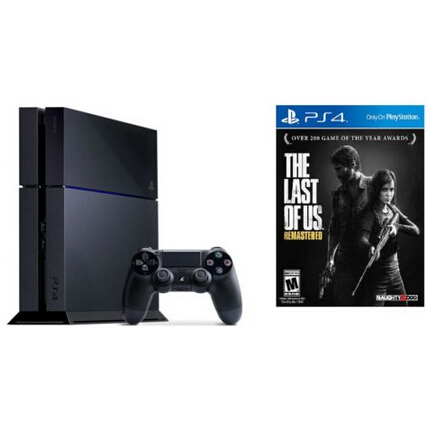 Sony PlayStation 4 500GB Gaming Console The Last of Us: Remastered Bundle   $349.99