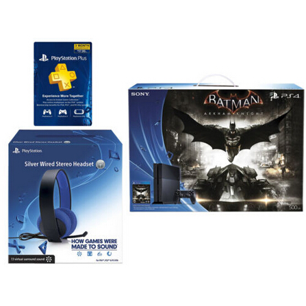 SONY PS4 Batman Console + PS4 Silver Headset + Sony 3 month Membership card $399.99 
