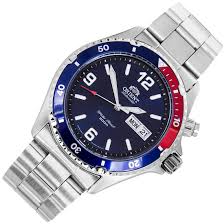 Orient Men's CEM65006D Blue and Red Bezel Automatic Dive Watch  $115.99 