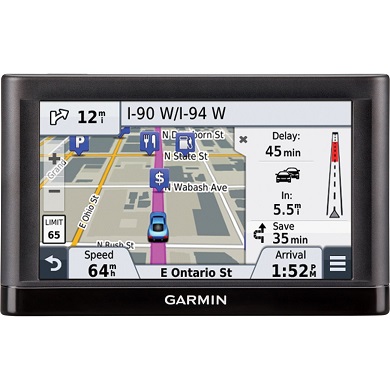 Garmin佳明nüvi 55LMT 5英寸GPS導航儀，終身免費地圖更新和實時路況更新，原價$149.99，現僅售$99.99 ，免運費