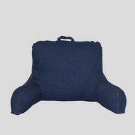 Brentwood 666 Washed Denim Backrest Pillow, Blue $16.99 