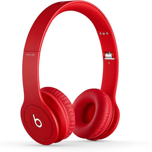 Beats MH9G2AM/A Solo HD Headphones with Inline Remote & Mic - Red, only  $79.99, $5 shipping
