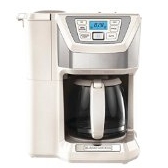 BLACK+DECKER CM5000WD 12-Cup Mill and Brew Coffeemaker, White/Silver $59 FREE Shipping