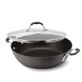 Calphalon Hard Anodized Aluminum Nonstick Cookware All-Purpose Pan with Lid, 12