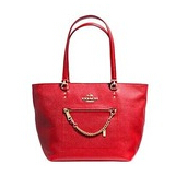 COACH  TOWN CAR TOTE IN CROSSGRAIN LEATHER  $175.00