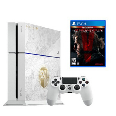 PlayStation 4 500GB Console - Destiny The Taken King with Metal Gear Solid V  $399.99