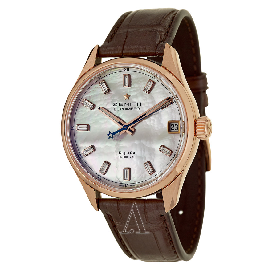  真力時 El Primero 男士18K金機械腕錶，型號 18-2170-4650-81-C713  $6888包郵