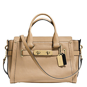 COACH  SWAGGER CARRYALL IN COLORBLOCK LEATHER  $371.25
