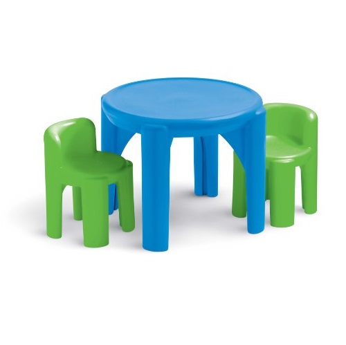 Little Tikes Bright 'n Bold Table & Chairs, Green/Blue, only$31.99
