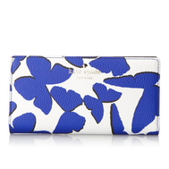 Kate Spade蓝蝴蝶长款钱包，原价$100.00，现使用折扣码后仅售$61.09，免运费。