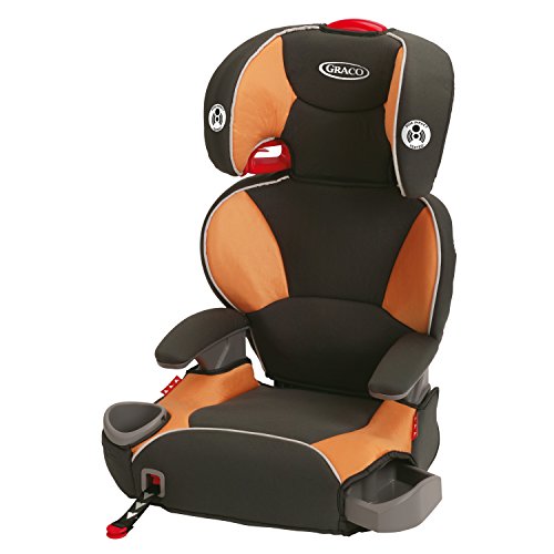 Graco Affix Youth Booster Car Seat with Latch System, Tangerine, only $50.34, free shipping