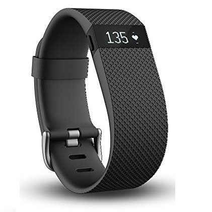 Fitbit Charge HR Wireless Activity Wristband, Black, Large, only $88.95, free shipping