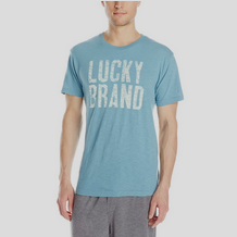 Lucky Brand男士短袖T恤，原价$24.50，现使用折扣码后$6.25起售