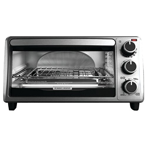 Black & Decker TO1303SB 4-Slice Toaster Oven, Silver, only $19.99