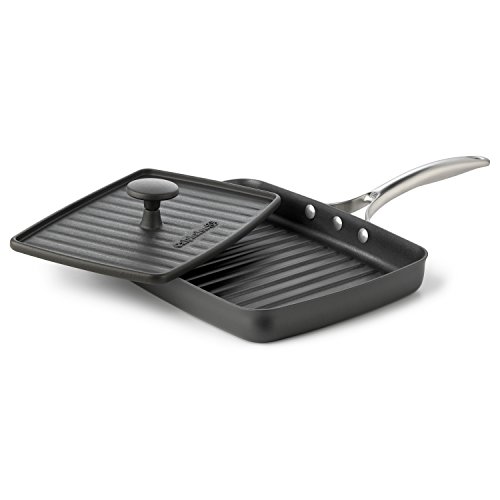 Calphalon Unison Nonstick, Sear Surface, Grill Pan and Press, 13-inch by 18 1/2-inch, only $49.99, free shipping