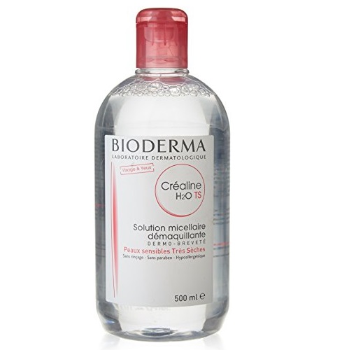 史低价！Bioderma Crealine TS H2O 深层卸妆洁肤水，加强保湿版，16.91 oz，原价$35.00，现仅售$20.82，免运费