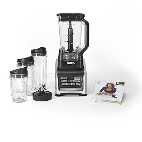 Nutri Ninja BL642 Personal and Countertop Blender with 1200-Watt Auto-iQ Base, 72-Ounce Pitcher, and 18, 24, and 32-Ounce Cups with Spout Lids,Black, only $119.99, free shipping